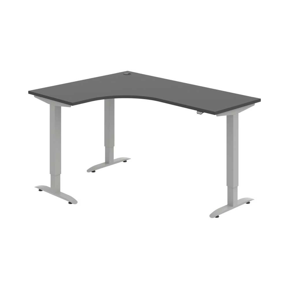 HOBIS trigon elektr.staviteľný stôl stand.ovlad. - MST 2 60 P, antracit