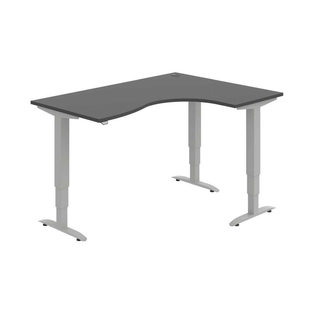 HOBIS trigon elektr.staviteľný stôl stand.ovlad. - MST 3 2005 L, antracit