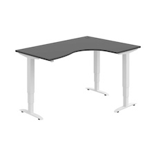 HOBIS trigon elektr.staviteľný stôl stand.ovlad. - MST 3 2005 L, antracit - 2