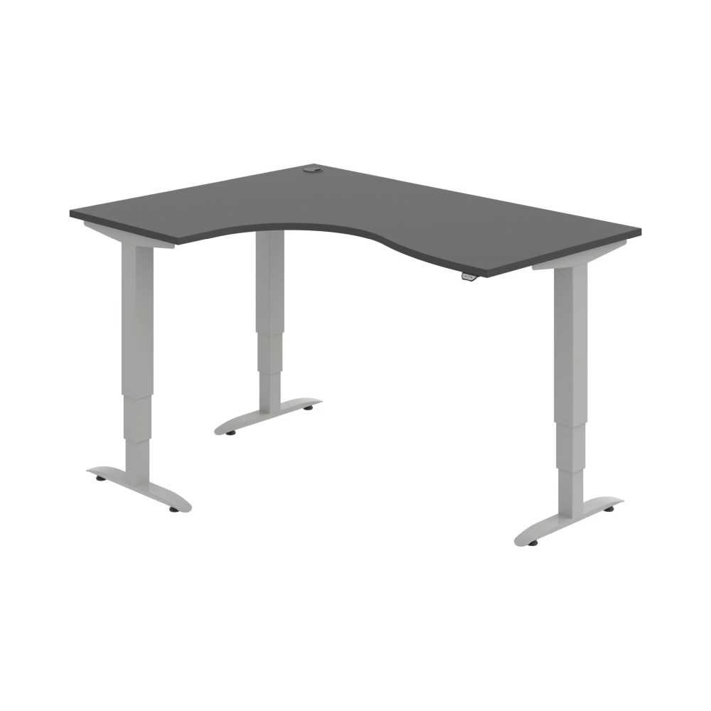 HOBIS trigon elektr.staviteľný stôl stand.ovlad. - MST 3 2005 P, antracit