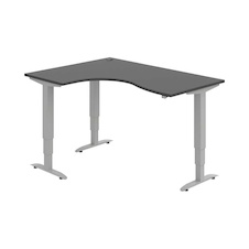 HOBIS trigon elektr.staviteľný stôl stand.ovlad. - MST 3 2005 P, antracit