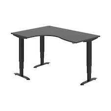 HOBIS trigon elektr.staviteľný stôl stand.ovlad. - MST 3 2005 P, antracit - 1