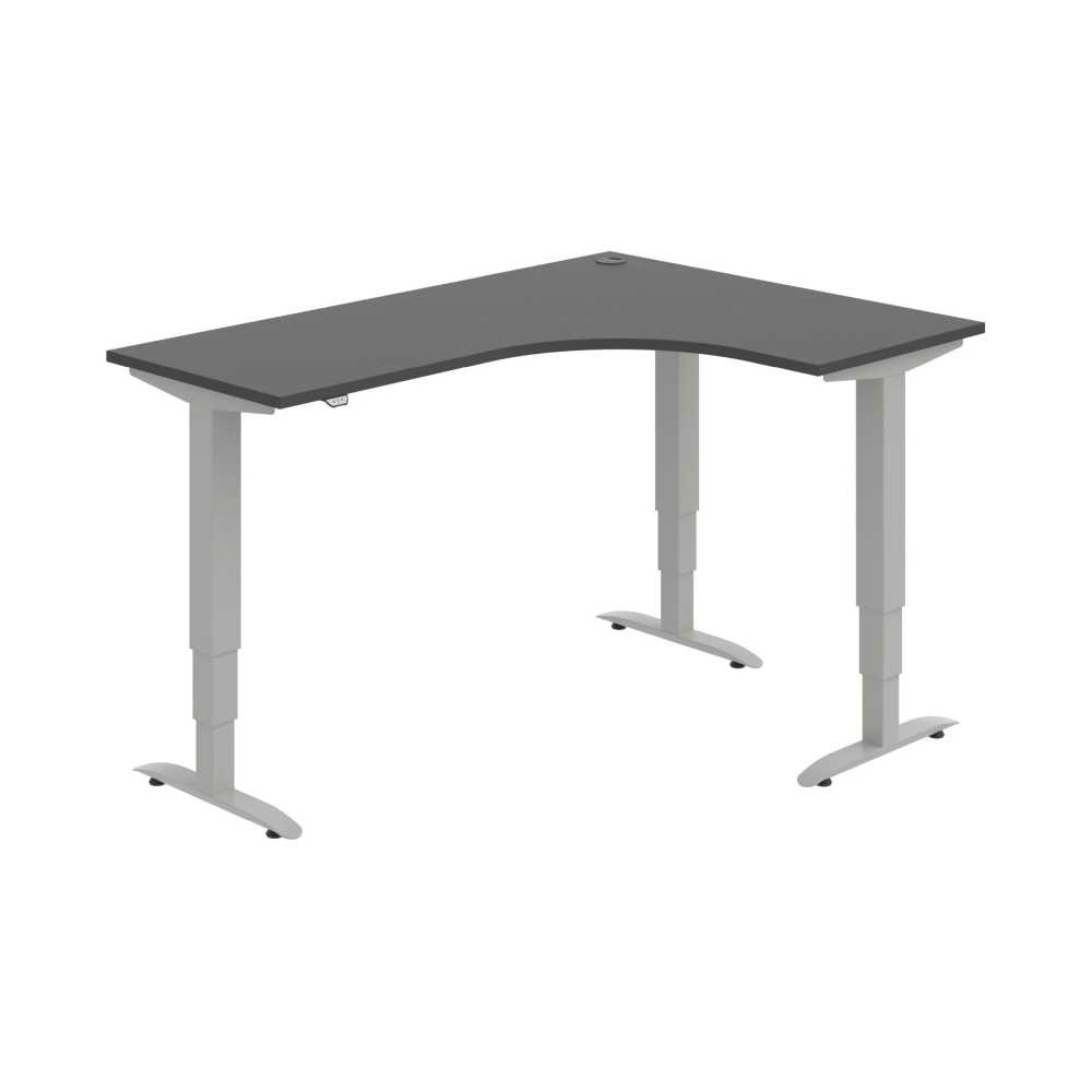 HOBIS trigon elektr.staviteľný stôl stand.ovlad. - MST 3 60 L, antracit
