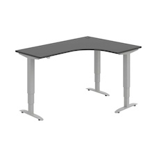 HOBIS trigon elektr.staviteľný stôl stand.ovlad. - MST 3 60 L, antracit