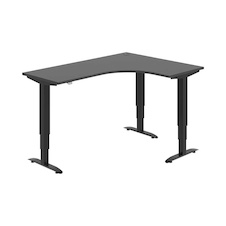 HOBIS trigon elektr.staviteľný stôl stand.ovlad. - MST 3 60 L, antracit - 1