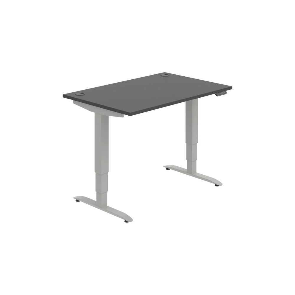HOBIS výškovo nastaviteľný stôl 120 cm, pamäť.ovlad. - MOTION MS 3M 1200, antracit