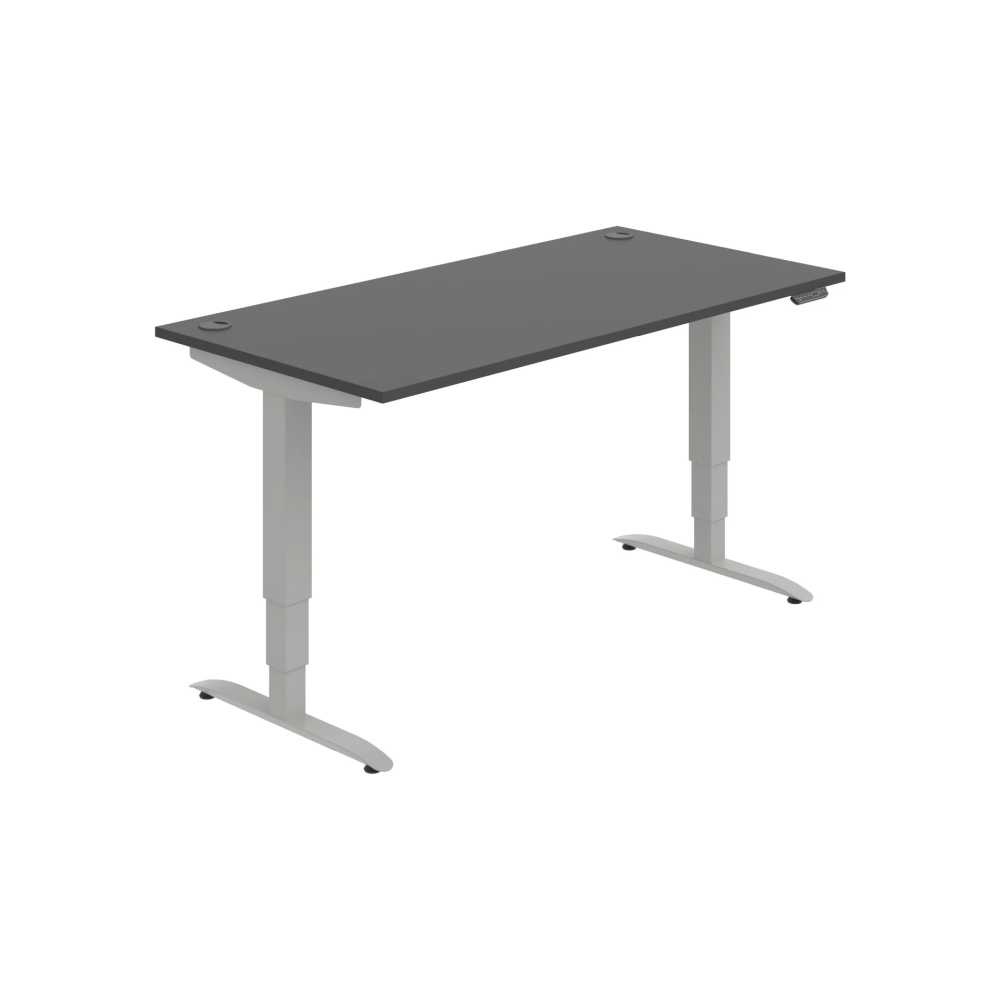 HOBIS výškovo nastaviteľný stôl 160 cm, pamäť.ovlad. - MOTION MS 3M 1600, antracit