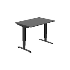 HOBIS výškovo nastaviteľný stôl MOTION MS 3 1200, stand.ovládanie, antracit - 1