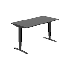 HOBIS výškovo nastaviteľný stôl MOTION MS 3 1600, stand.ovládanie, antracit - 1