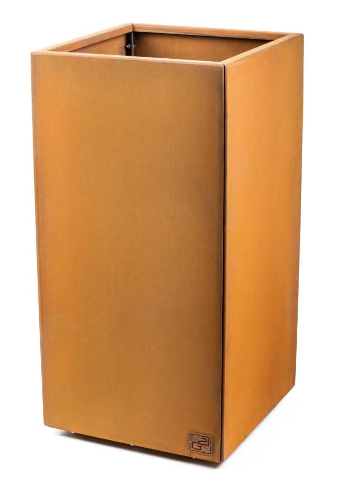 Kvetináč G21 Corten Square, 40x80x40 cm
