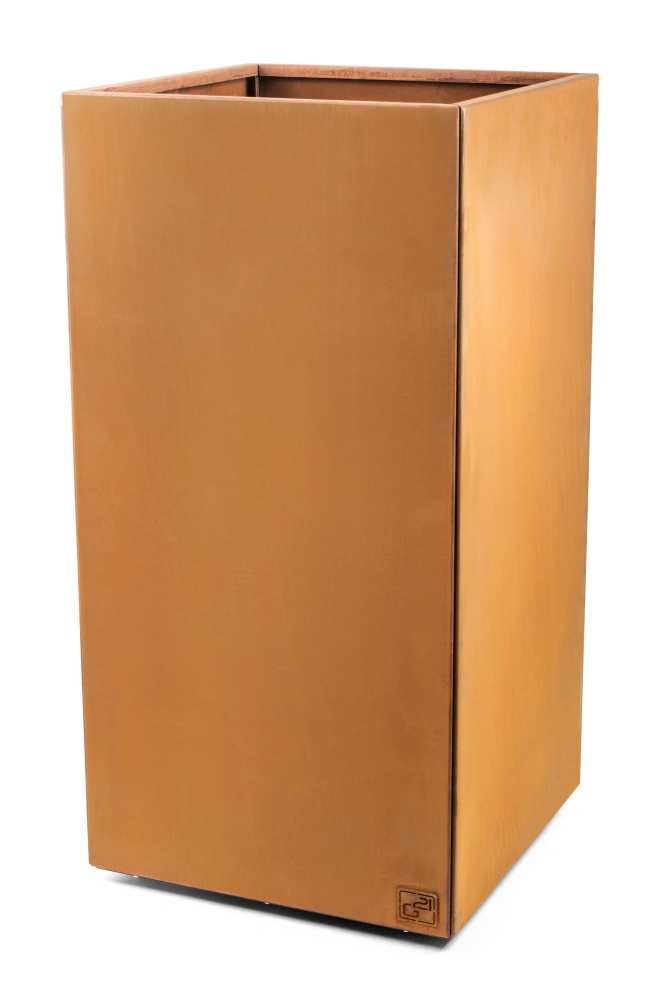 Kvetináč G21 Corten Square, 50x100x50 cm