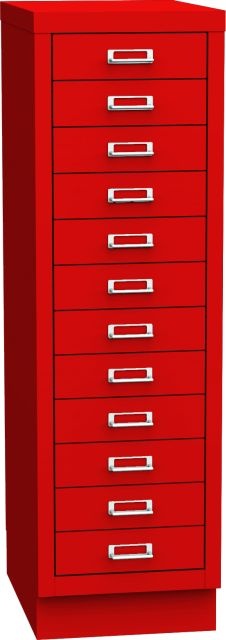 Zásuvková skriňa KSZ 412 C, červená