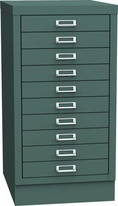 KOVOS zásuvková skriňa KSZ 310 B, tmavo šedá