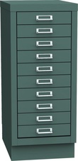 KOVOS zásuvková skriňa KSZ 410 B, tmavo šedá