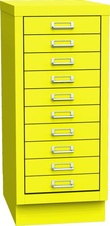 KOVOS zásuvková skriňa KSZ 410 B, žltá
