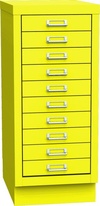 KOVOS zásuvková skriňa KSZ 410 B, žltá