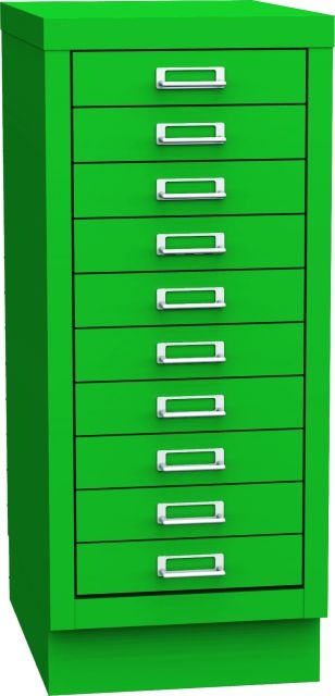 Zásuvková skriňa KSZ 410 B, zelená