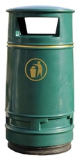 Odpadkový kôš Morvan - 90 litrov, umiestnenie na zem