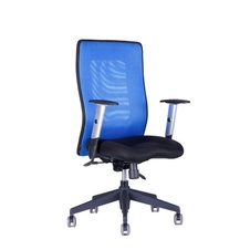 Kancelárska stolička CALYPSO GRAND bez podhlavníka, modrá
