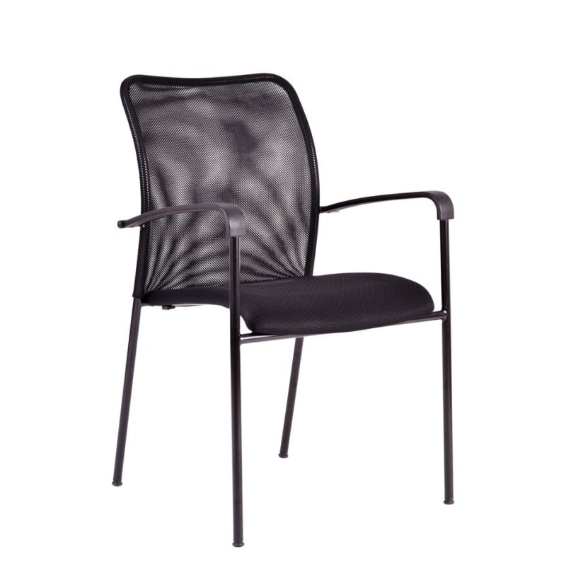 Jednacia stolička TRITON BLACK, čierna