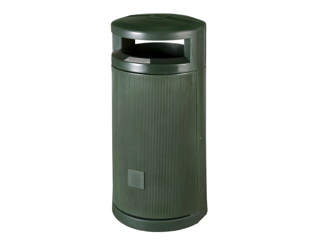 Odpadkový kôš Prima linea 120 l, zelený, vrátane kotviacej s
