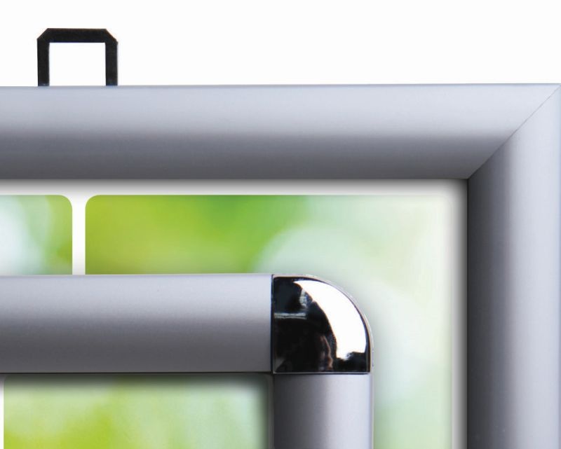 Obojstranný klaprám A1, profil 25 mm oblý roh