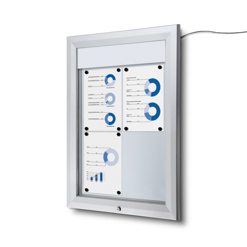 Vonkajšia vitrína SCT4xA4 s LED osvetlením