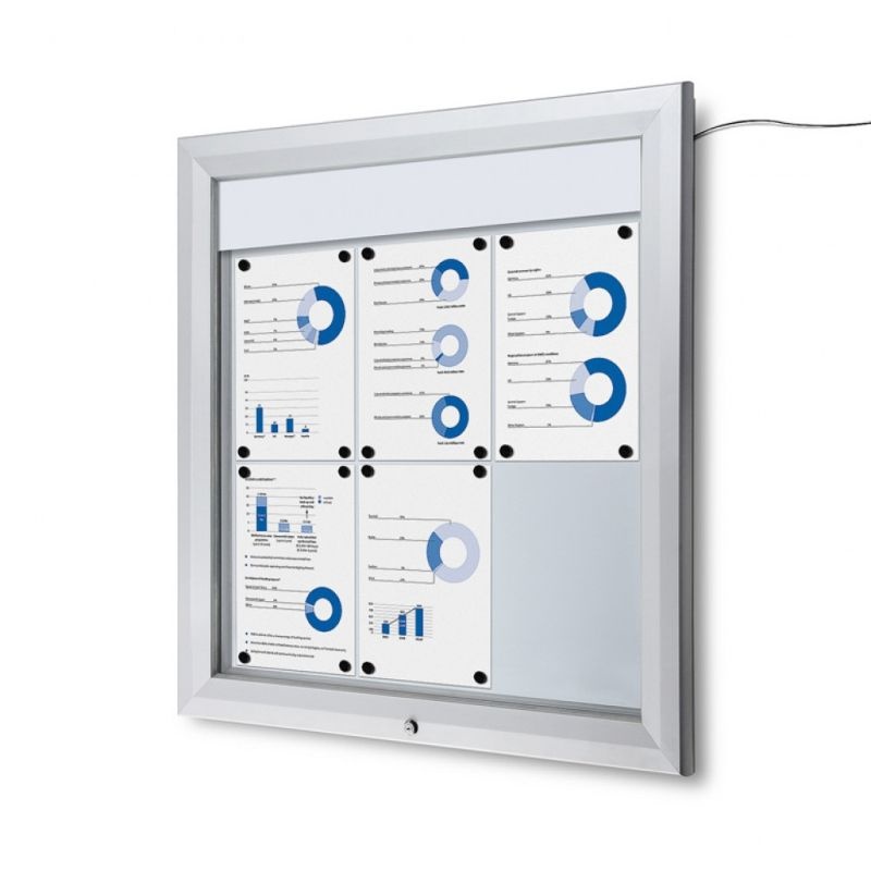 Vonkajšia vitrína SCT6xA4 s LED osvetlením