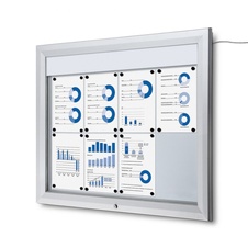 Vonkajšia vitrína SCT8xA4 s LED osvetlením