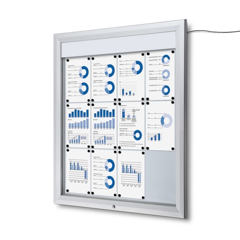 Vonkajšia vitrína SCT12xA4 s LED osvetlením