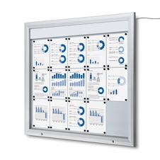 Vonkajšia vitrína SCT15xA4 s LED osvetlením