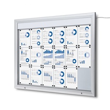 Vonkajšia vitrína SCT18xA4 s LED osvetlením