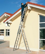 ZARGES viacúčelový trojdielny rebrík profi 3x12 pričlí