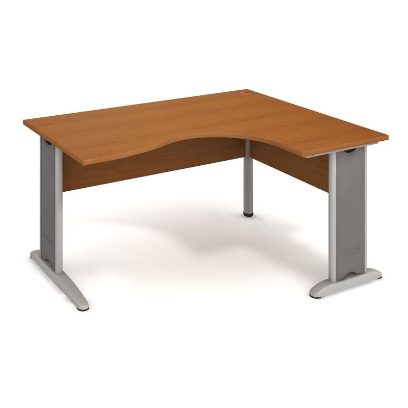 HOBIS kancelársky stôl pracovný tvarový, ergo ľavý - CE 2005 L, čerešňa
