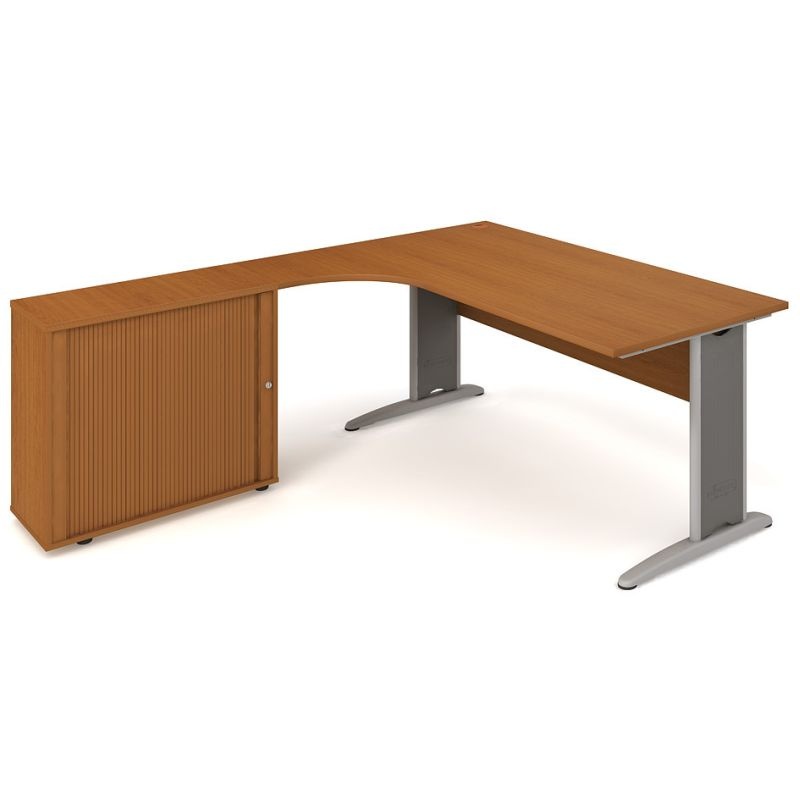 HOBIS kancelársky stôl pracovný, zostava pravá - CE 1800 HR P, čerešňa