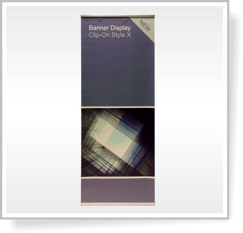 Banner Display Clip-On Style X 160x200
