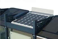 LED osvetlenie zastávky CONVI s fotovoltaickým panelom